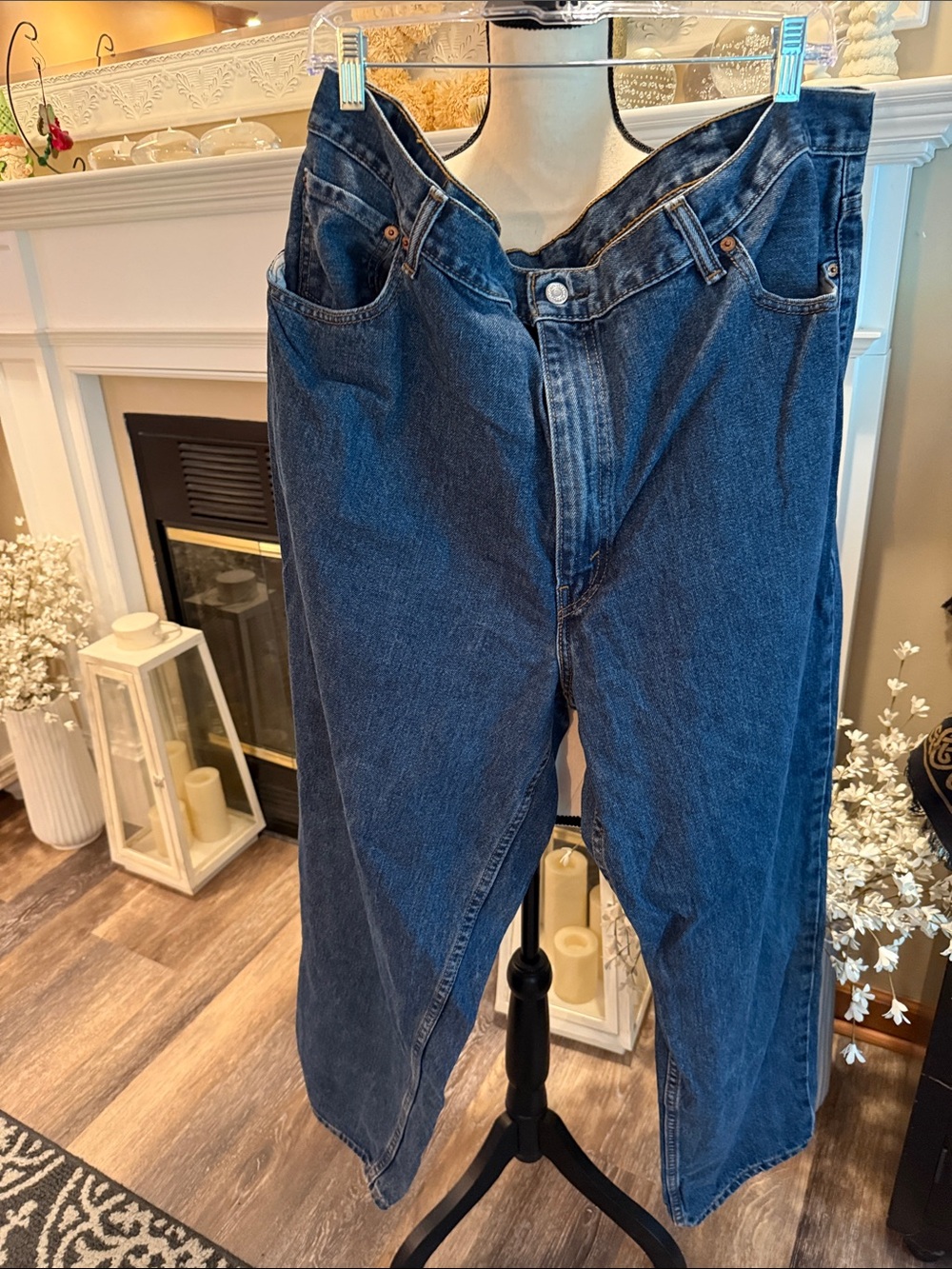 Levi's Relaxed Dark Blue Denim Jeans
